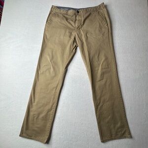 Bullhead Pacsun Mens Dillon Gravels Size 34 Chino Pants Jeans Khaki Tan Beige